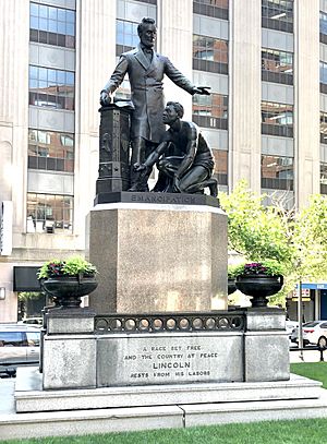 Emancipation Memorial (Boston) by Thomas Ball