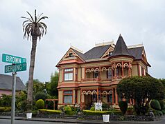 Ferndale CA Gingerbread Mansion 2014