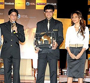 Ganguly with shahrukh