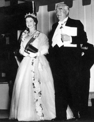 HMQ and R Menzies