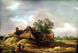 Leipzig, Museum der bildenden Künste, Jan van Goyen, Bauerngehöft