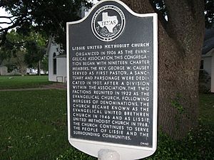 Lissie TX Church Marker