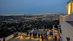 Los Angeles at night from Griffith Observatory