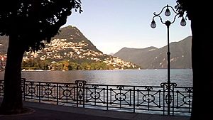 Mont lugano lake