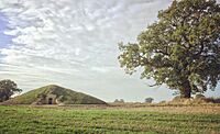 The modern Soulton Long Barrow