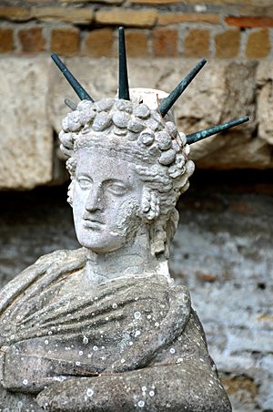 Statue of a reclining Attis at the Shrine of Attis 2