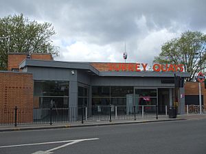 Surrey Quays stn main entrance April2010