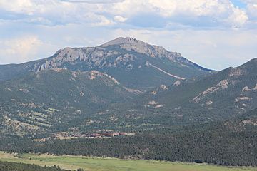 Twin Sisters Peaks, Many Parks Curve Overlook, July 2016.jpg