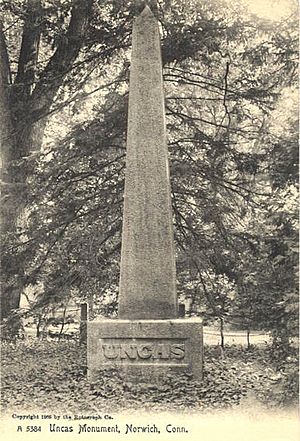 Uncas-monument-norwich-connecticut