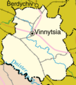 Vinnytsia oblast detail map