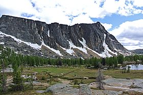 Amphitheater Mountain from Cathedral Pass