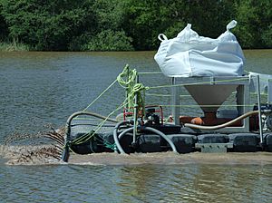 Application of a phosphorus sorbent to a lake - The Netherlands