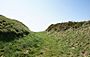 Barsalloch Fort 20080423 ditch.jpg