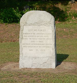 Battery White monument