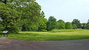 Burial mounds in Greenwich Park