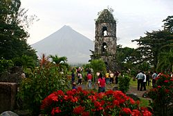 Mayon Volcano and Cagsawa Ruins