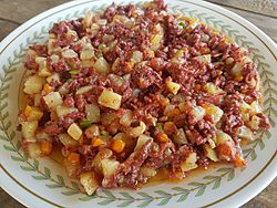 Carne norte guisado (Corned beef guisado) - Philippines 02.jpg