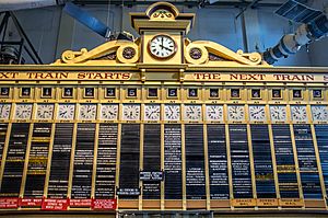 Central Station indicator board