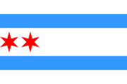 Flag of Chicago, Illinois (1917–1933)