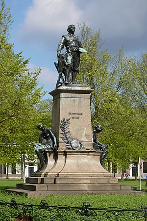 Frans-hals-standbeeld-florapark