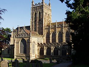 Great Malvern Priory - Cemetery View