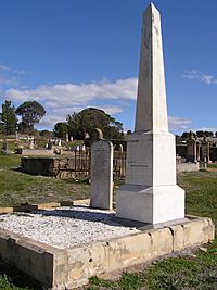 Gundagai cemetery Policemen monuments