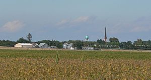 Humphrey, seen from the southwest.