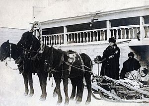 Kate Marsden travelling in Siberia