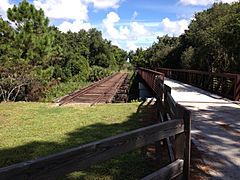 Legacy Trail South Creek Trestle