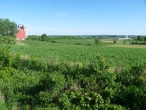 From the moraine near Bakerville, looking northwest across Lincoln