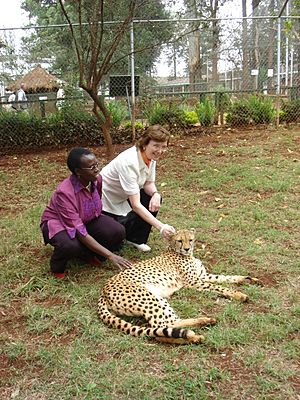 Musimbi and Mary Robinson