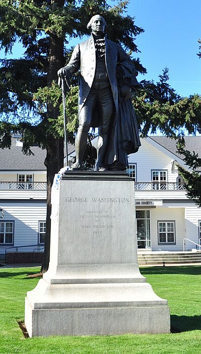 Portland, OR - George Washington statue outside German-American Society 01 (cropped).jpg
