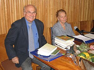 Ryszard Kapuscinski and Julia Hartwig