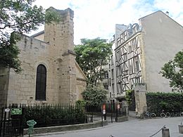 St-Julien-le-Pauvre & houses