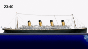Titanic sinking gif