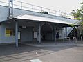 Turkey Street stn entrance canopy