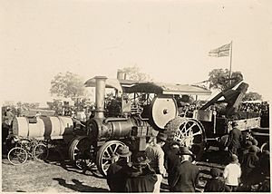 Turning the first sod, Parliament House, Canberra