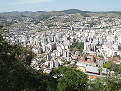 Vista do centro de Juiz de Fora-MG