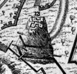 Worcester Castle 1651