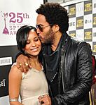 Zoe Kravitz and Lenny Kravitz at the 25th Spirit Awards (cropped)