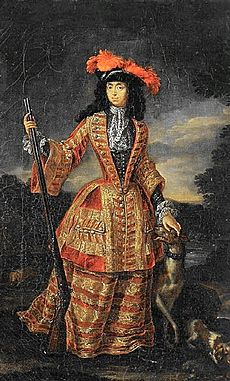 Anna maria luisa de medici hunting dress