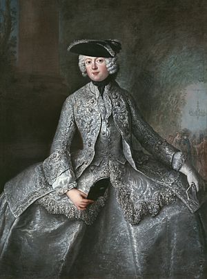 Antoine Pesne hofdame ; Prinzessin Amalia von Preussen als Amazone.jpg