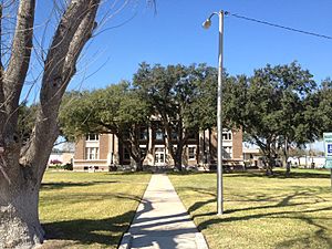 The Brooks County Courthouse in Falfurrias