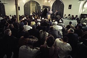 Chiara Lubich visita Moschea Haarlem