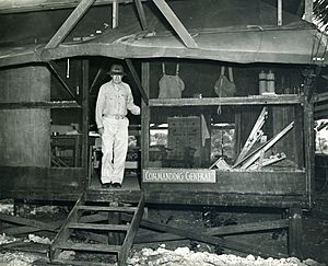 Commanding General's Tent in Guam, circa 1944 (48299101472)