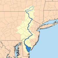 Delawarerivermap