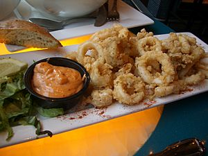 Fried calamari