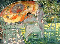 Garden Parasol, Frieseke