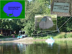 Greenwald Island Memorial Rock