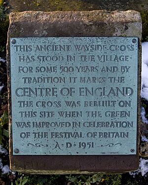 Meriden cross plaque 1951